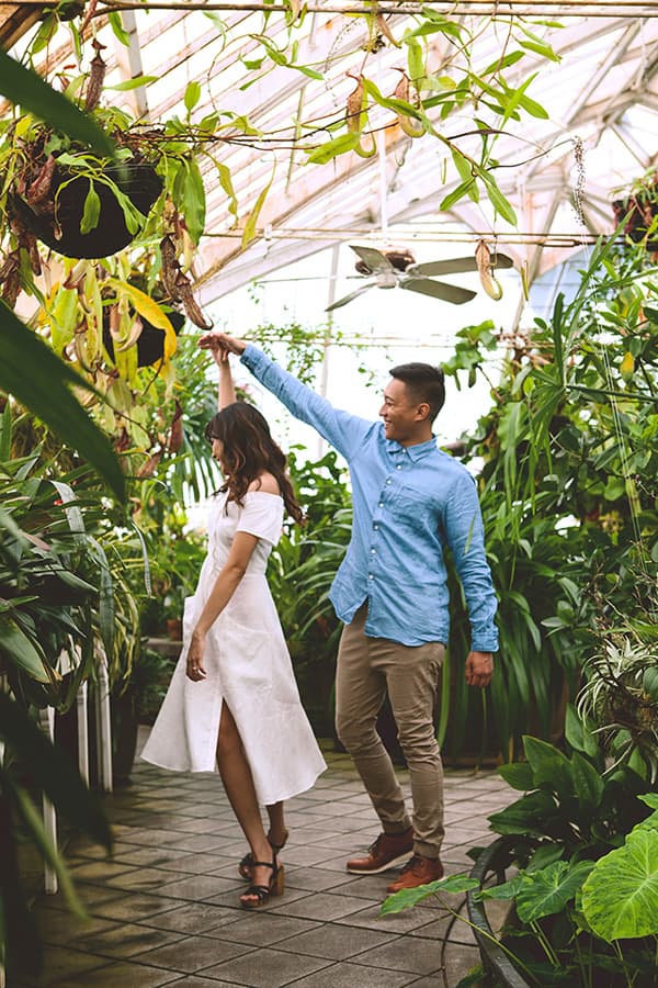 Soft romantic moment